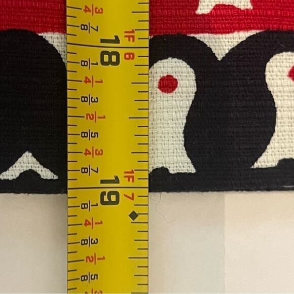 Talbots Red & Black Bold Print Career Office Feminine Skirt NWOT Size 10P - Picture 11 of 11